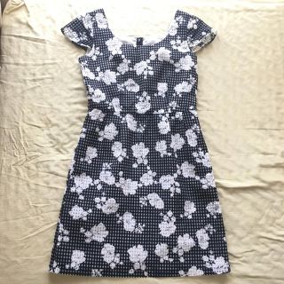 プロポーションボディドレッシング(PROPORTION BODY DRESSING)のプロポーション　ボディドレッシング  フラワープリントワンピース 花柄ワンピース(ひざ丈ワンピース)