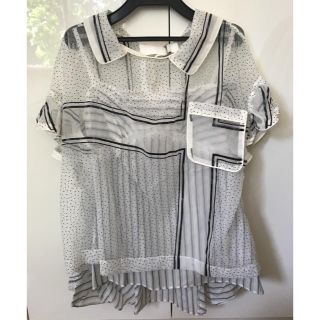 サカイ(sacai)のsacai ドッキングブラウス(シャツ/ブラウス(半袖/袖なし))