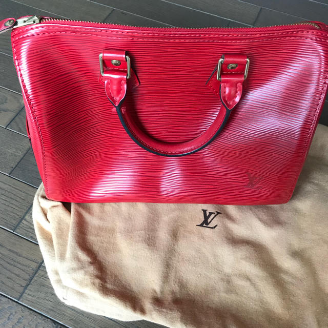 ボストンバッグLOUIS VUITTON　ルイヴィトン  エピ　スピーディ レッド