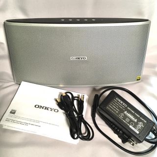 オンキヨー(ONKYO)のONKYO X9 ハイレゾ対応Bluetoothスピーカー 美品(スピーカー)