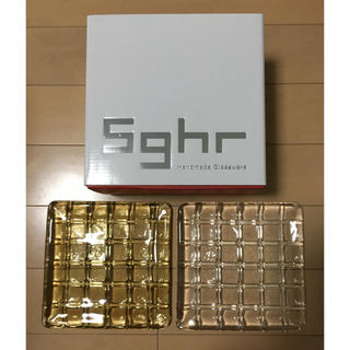 スガハラ(Sghr)のsghr スガハラガラス 15cm 角型プレート(食器)