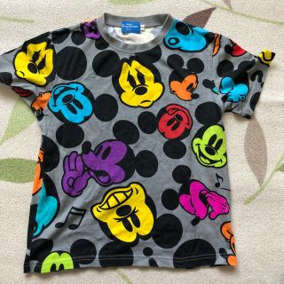 ディズニー(Disney)のディズニーリゾート ミッキーマウス 灰色  Tシャツ 140センチ(Tシャツ/カットソー)