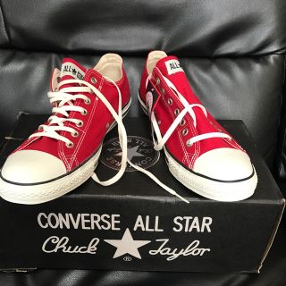 コンバース(CONVERSE)のコンバース オールスター レッド 赤  新品未使用 29センチ(スニーカー)