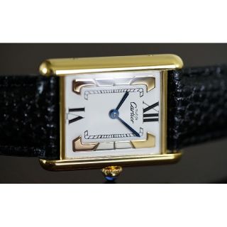 カルティエ(Cartier)の美品 カルティエ マスト タンク トリニティ LM Cartier(腕時計(アナログ))