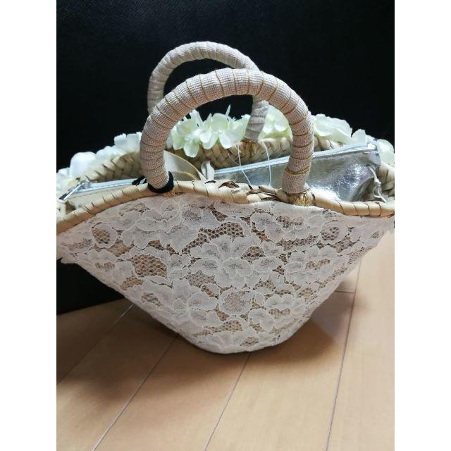 Polvere di stelle お花の かごバッグ 未使用タグ付きの通販 by Polvere di stelle お花の かごバッグ 未使用タグ付きの通販 by