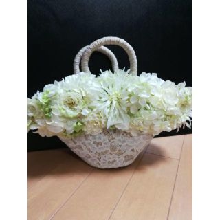Polvere di stelle お花の かごバッグ 未使用タグ付きの通販 by Polvere di stelle お花の かごバッグ 未使用タグ付きの通販 by