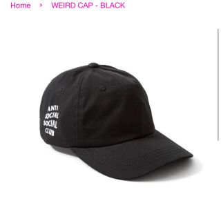 アンチ(ANTI)のanti social social club weird cap(キャップ)