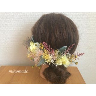 イエローピンクヘア(ヘアアクセサリー)