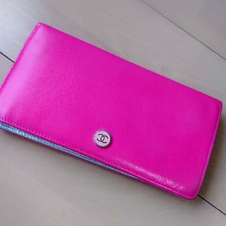 シャネル(CHANEL)のあすさん専用★CHANEL★pink長財布★(財布)