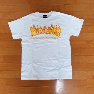 スラッシャー(THRASHER)のTHRASHER スラッシャー フレイムロゴ Tシャツ Mサイズ(Tシャツ/カットソー(半袖/袖なし))