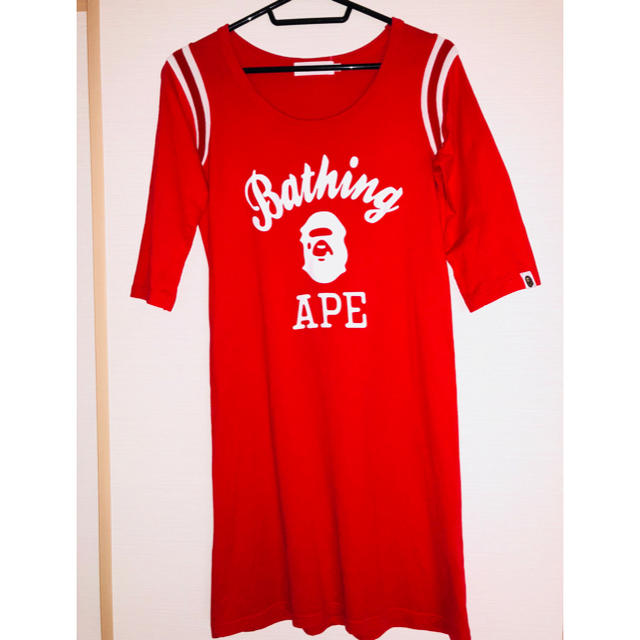 A BATHING APE(アベイシングエイプ)のA BATHING APE  ワンピース レディースのワンピース(ひざ丈ワンピース)の商品写真