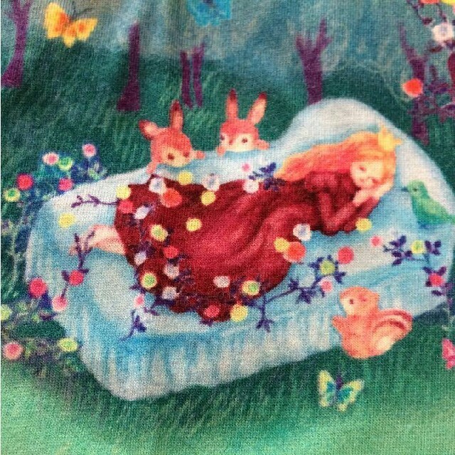 franche lippee(フランシュリッペ)のフランシュリッペ眠れる森の美女Tシャツブルー系 レディースのトップス(Tシャツ(半袖/袖なし))の商品写真