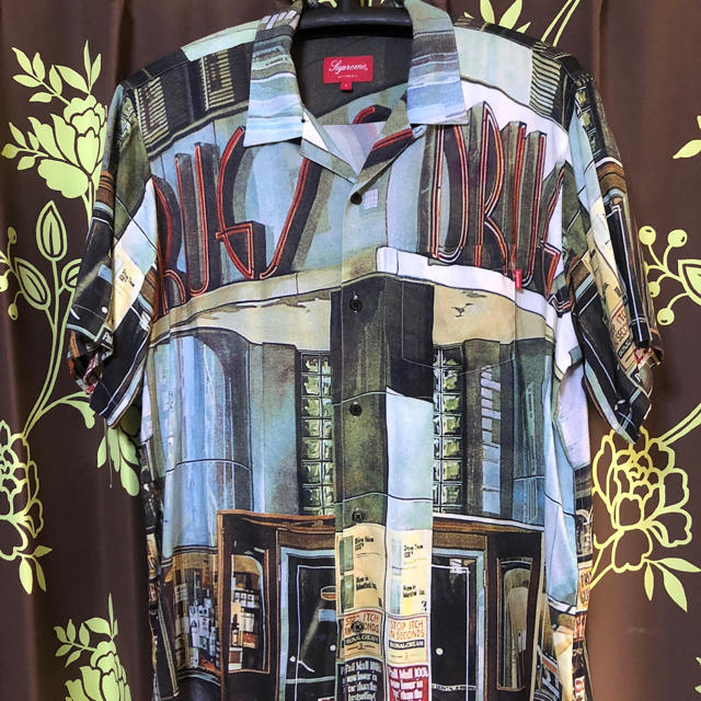 supreme / Drugs Rayon Shirt 2018 2