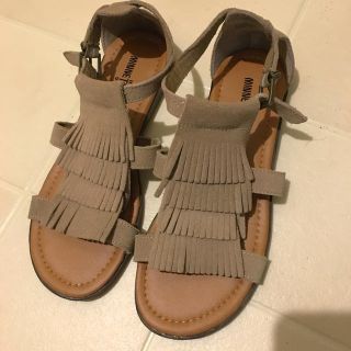 ミネトンカ(Minnetonka)のお値下げ！美品 ミネトンカ フリンジサンダル 6(サンダル)