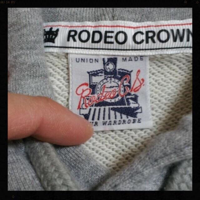RODEO CROWNS(ロデオクラウンズ)のロデオ グレーパーカー レディースのトップス(パーカー)の商品写真