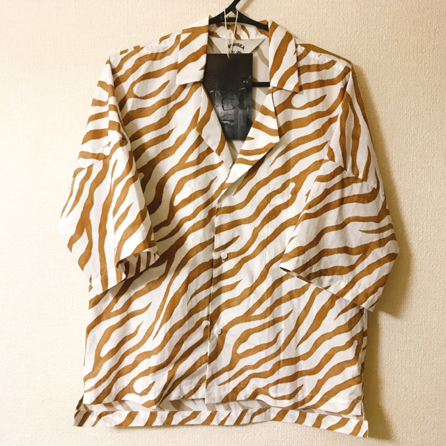 sunsea 18ss ZEBRA FRIED SHRIMP SHIRT