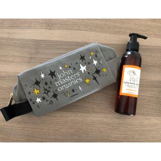 ジョンマスターオーガニック(John Masters Organics)の新品未使用 エルバビーバ ベビー ボディウォッシュ 非売品ポーチ付き(ベビーローション)