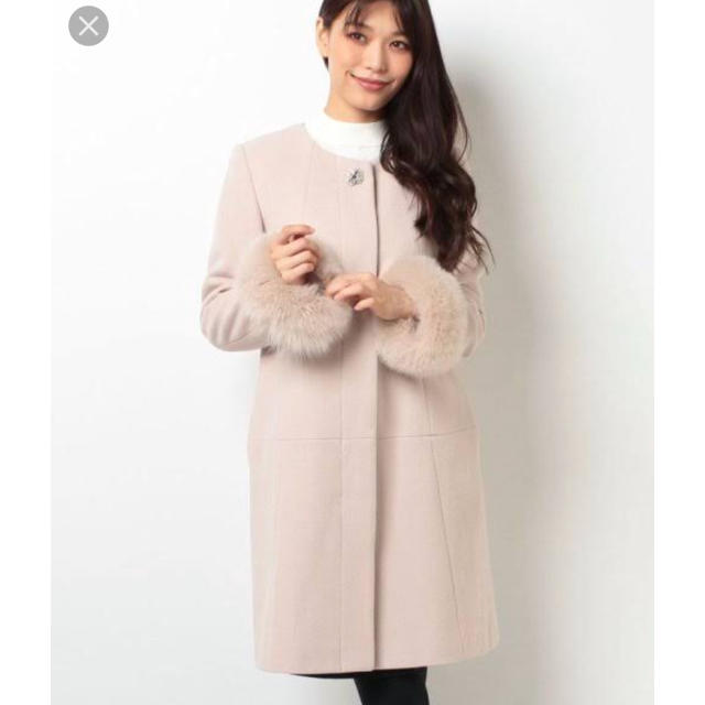 WEB限定デザイン Debut de Fiore♡ノーカラーコート - ロングコート