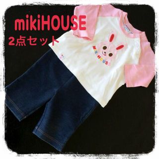 ミキハウス(mikihouse)のミキハウス♥︎ロンT＆デニムレギンス2点(その他)