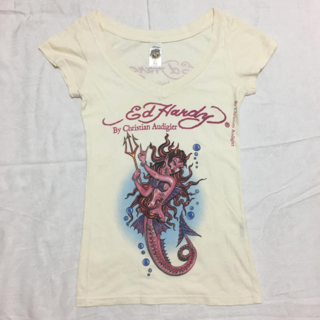 Ed Hardy(エドハーディー)のエドハーディー 小さめ Tシャツ レディースのトップス(Tシャツ(半袖/袖なし))の商品写真