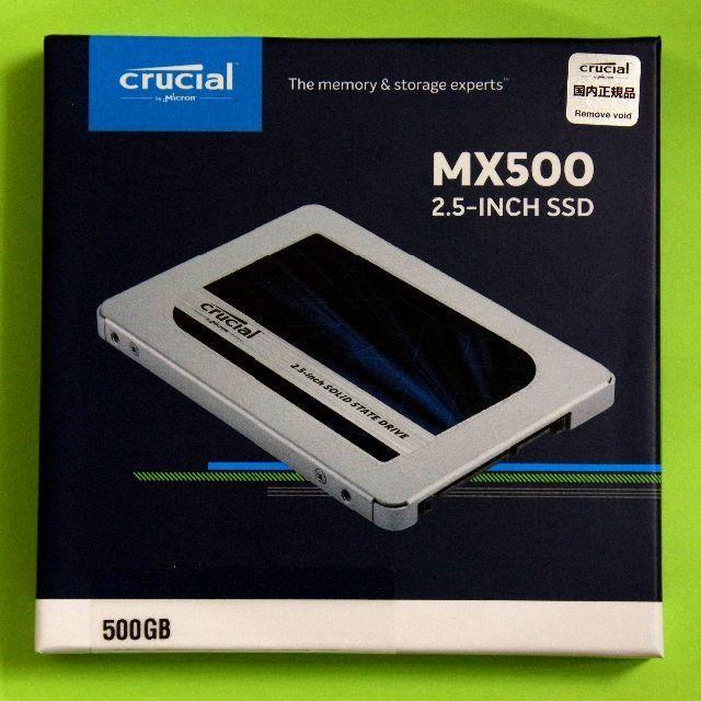 ◎国内正規品 500GB SSD CT500MX500SSD1/JP 新品の通販 by まくま's ...