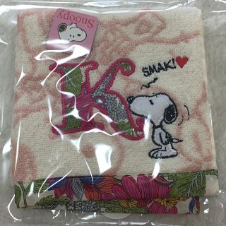 スヌーピー(SNOOPY)のSnoopyタオルハンカチ（新品、未使用）(ハンカチ)