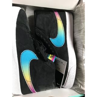 ナイキ(NIKE)のsb zoom blazer mid og supreme off-white(スニーカー)