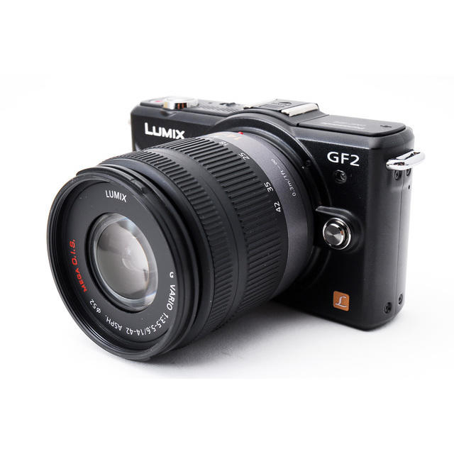 誠実】 P ☆プレゼント多数！WiFiも☆LUMIX GF2 ブラック レンズキットの通販 by ☆Cp C☆ パナソニックならラクマ 