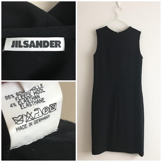 Jil Sander(ジルサンダー)のジルサンダー◇ノースリーブワンピース ドイツ製 上品 シンプル 通勤仕事 ロング レディースのワンピース(ひざ丈ワンピース)の商品写真