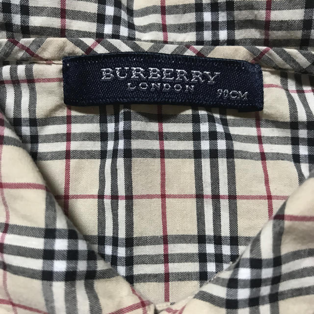 BURBERRY(バーバリー)のBURBERRY LONDON チェック柄シャツ キッズ/ベビー/マタニティのキッズ服女の子用(90cm~)(ブラウス)の商品写真