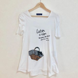 エムズグレイシー(M'S GRACY)の美品 M'S GRACY エムズグレイシー チュニック tシャツ(カットソー(半袖/袖なし))