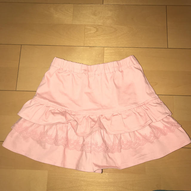 GU(ジーユー)のkids キュロットスカート 120cm キッズ/ベビー/マタニティのキッズ服女の子用(90cm~)(スカート)の商品写真