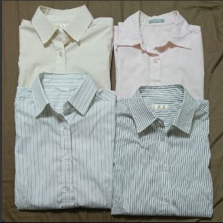 ユニクロ(UNIQLO)のユニクロ 七分袖ワイシャツ カッターシャツ 4枚セット(シャツ/ブラウス(長袖/七分))