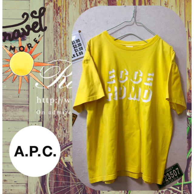A.P.C(アーペーセー)のA.P.C オシャレな英字フォントTシャツ メンズのトップス(Tシャツ/カットソー(半袖/袖なし))の商品写真