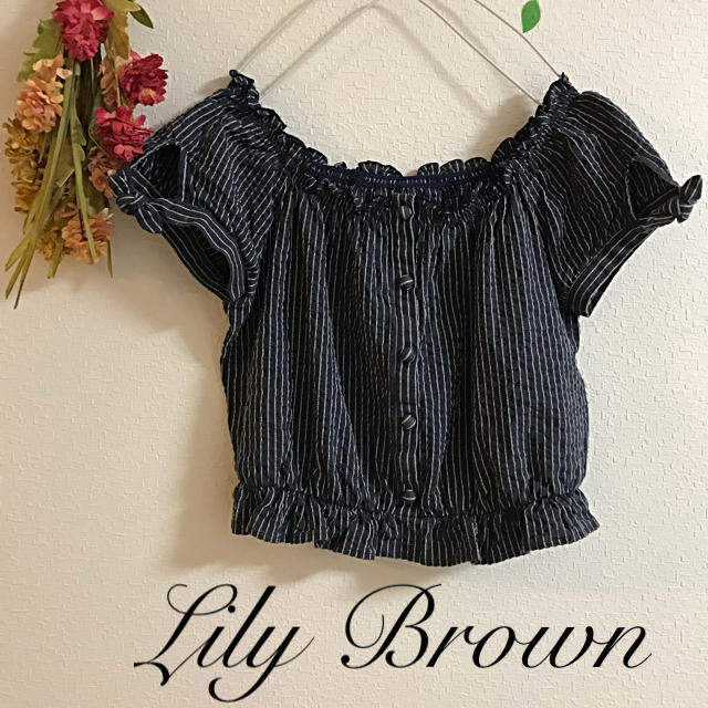 Lily Brown(リリーブラウン)の☆Lily Brown☆リリーブラウン  オフショルブラウス レディースのトップス(シャツ/ブラウス(半袖/袖なし))の商品写真