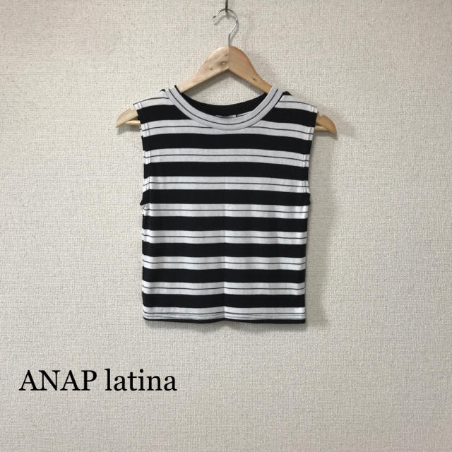 ANAP Latina(アナップラティーナ)のランダムボーダートップス レディースのトップス(Tシャツ(半袖/袖なし))の商品写真