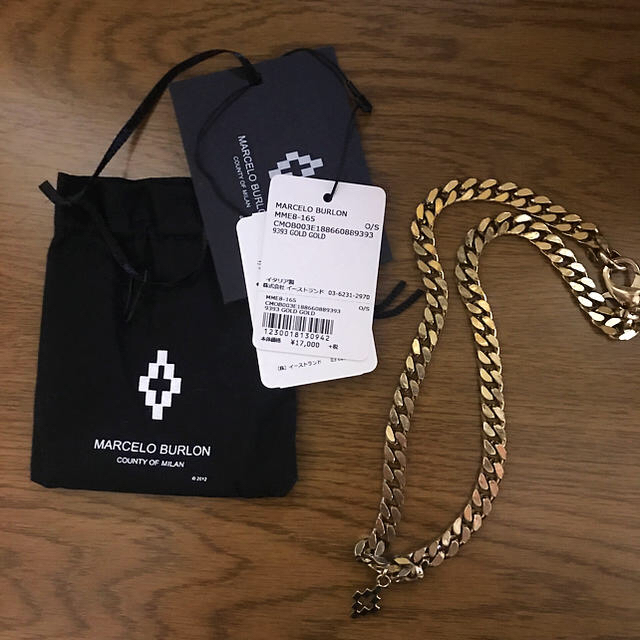 MARCELO BURLON cross necklace