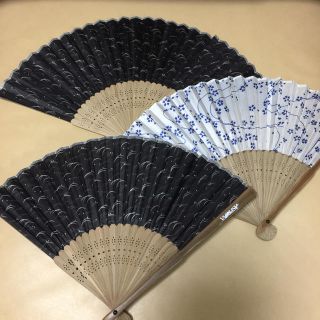 扇子 3セット 未使用品(その他)