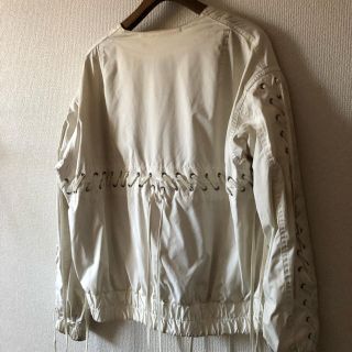 UNUSED - unused レースアップ ブルゾンの通販 by 断捨離|アン
