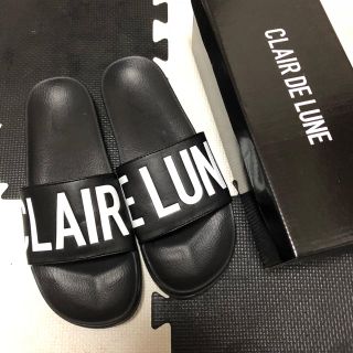 CLAIR DE LUNE サンダル　黒