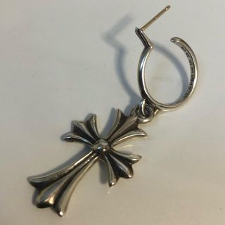 Chrome Hearts - クロムハーツ タイニーchクロス フープピアスの通販