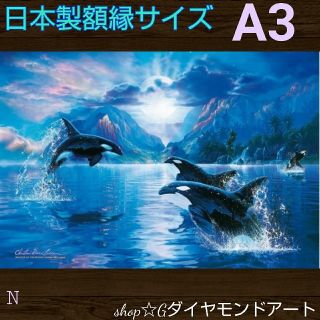 ≪823≫A3サイズ⭐️フルダイヤモンドアート(アート/写真)