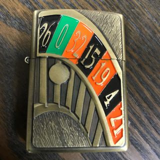 ジッポー(ZIPPO)のzippo型‼️ゴールドルーレットオイルライター‼️新品‼️jantai‼️(タバコグッズ)