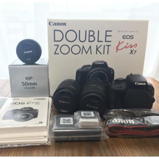 延長保証 Canon EOS kiss x7 ダブルズームキット&単焦点レンズ