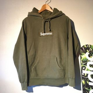 supreme  シュプリーム　パーカー　Layered Hooded カーキ