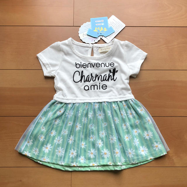 新品・未使用 La petit Lilly ワンピース 90 キッズ/ベビー/マタニティのキッズ服女の子用(90cm~)(ワンピース)の商品写真