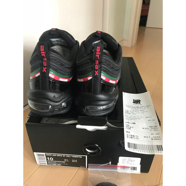 NIKE UNDEFEATED AIR MAX 97 28.0 国内正規品