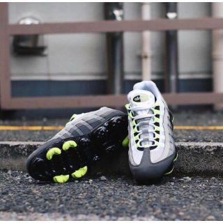 ナイキ(NIKE)の28.5㎝ NIKE VAPORMAX 95 NEON YELLOW(スニーカー)