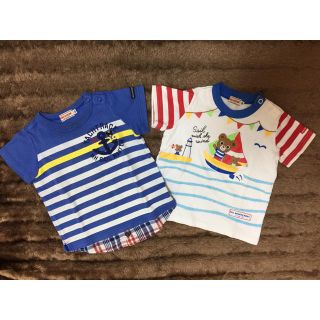 ミキハウス(mikihouse)の最終値下げ！ミキハウス マリン、ヨットTシャツセット(シャツ/カットソー)