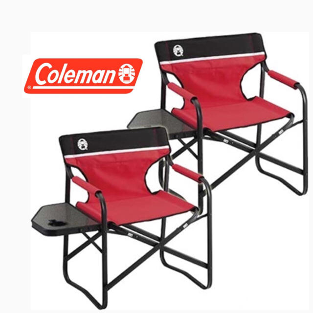 Coleman - 【2個でお得に！！】コールマンサイドテーブル付きデッキ